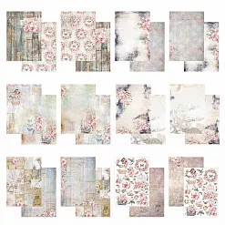 Набор бумаги А5 "The secret garden", 12 листов (DreamLight Studio)