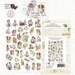 Набор высечек "Spring with love. Mix", 39 шт (DreamLight Studio) Набор высечек "Spring with love. Mix", 39 шт (DreamLight Studio)