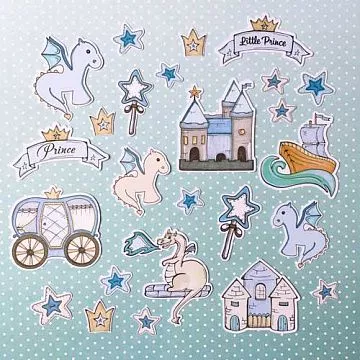 Набор вырубок "Звездный дракон" (MonaDesign)