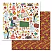 Набор бумаги 20х20 см "Буратино", 6 листов (ScrapMania)