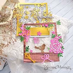 Нож "Весенняя романтика. Рамка с птичкой", 11х12,3 см (ScrapMania) Нож "Весенняя романтика. Рамка с птичкой", 11х12,3 см (ScrapMania)