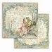 УЦЕНКА Бумага 30х30 см "Sleeping beauty. Lovers" (Stamperia)