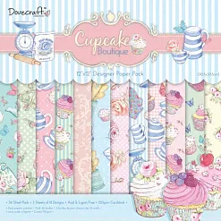 Набор бумаги 30х30 см "Кондитерская", 36 листов (Dovecraft) Набор бумаги 30х30 см "Кондитерская", 36 листов (Dovecraft)