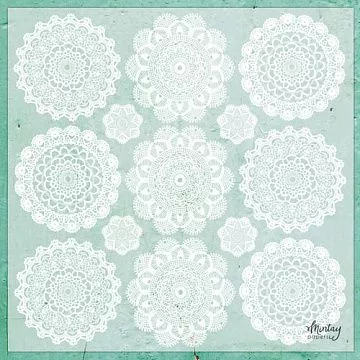 Веллум 30х30 см "Doilies" (Mintay)