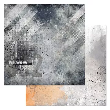 Бумага "Стальное сердце. Вижу цель" (ScrapMania)