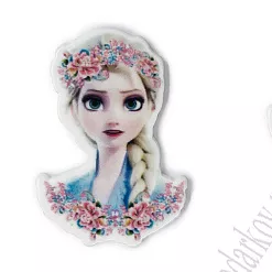 Акриловое украшение "Мультик. Эльза в голубом", 2,5х3,6 см