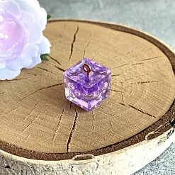 Миниатюра "Куб с жемчугом. Фиолетовый", 1 шт (Китай)