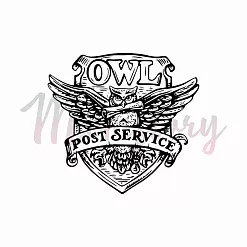 Штамп "Совиная почта", 4,3х4 см (Memstory)