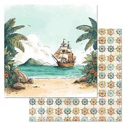 Бумага "Маленький пират. На горизонте" (ScrapMania)