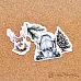Набор высечек из бумаги "Сочельник", 36 шт (ScrapMania)