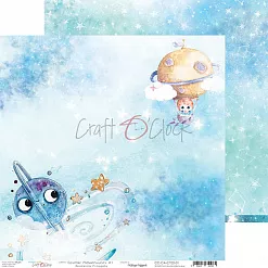 Бумага "Cosmic Adventures 01" (CraftO'clock)