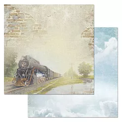 Бумага "Родная. Дорога домой" (ScrapMania)