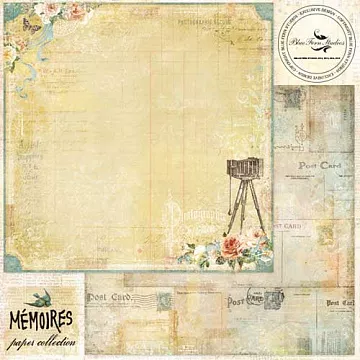 Бумага "Memories. Photographic record" (Blue Fern)