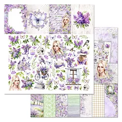 Бумага "Времена года: весна. Картинки" (ScrapMania)