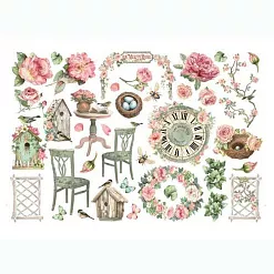 Набор вырубок "House of Roses", 37 шт (Stamperia) Набор вырубок "House of Roses", 37 шт (Stamperia)