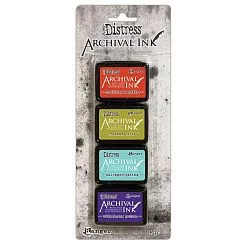 Набор штемпельных подушечек мини Archival Ink kit 5 (Ranger)
