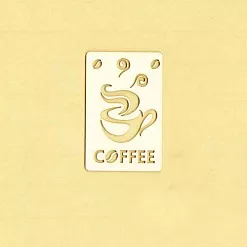 Украшение из чипборда "Бирочка. Coffee" (Salvadorica)