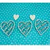 Набор украшений из чипборда "Сердечки LOVE", большой (Рукоделушка)