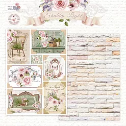 Бумага А5 "Shabby Light. Карточки" (DreamLight Studio)