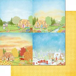 Набор бумаги 30х30 см "Countryside cottage", 24 листа (Heartfelt Creations) Набор бумаги 30х30 см "Countryside cottage", 24 листа (Heartfelt Creations)
