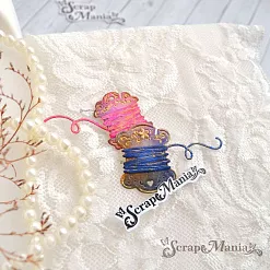 Нож "Рукоделие. Катушки романтичные", 2,6х3,4 см (ScrapMania)