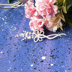 Украшение из чипборда "Букет лаванды 2" (Лавандовый комод) Украшение из чипборда "Букет лаванды 2" (Лавандовый комод)