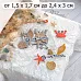 Нож "Море. Мистер крабс", 2,4х3 см (ScrapMania)