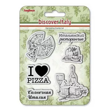 Набор штампов "Итальянские каникулы. Итальянский ресторанчик" (ScrapBerry's)