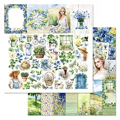 Бумага "Времена года: лето. Картинки" (ScrapMania) Бумага "Времена года: лето. Картинки" (ScrapMania)