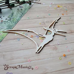 Чипборд "Эра динозавров. Шейкер. Птеранодон большой" (ScrapMania) Чипборд "Эра динозавров. Шейкер. Птеранодон большой" (ScrapMania)