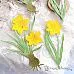 Нож "Первоцветы. Нарциссы", 7х10 см (ScrapMania)