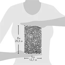 Трафарет 12х20 см "Fingerprint" (Ciao bella)