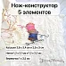 Нож "Рукоделие. Катушки романтичные", 2,6х3,4 см (ScrapMania)