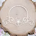 Украшение из чипборда "Рамка с цветком и бусами" (Русские узоры)