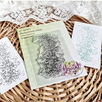 Штамп "Многоточие", 9х5,2 см (AgiArt)