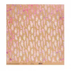 Бумага крафт с голографическим фольгированием "Фантазия" (АртУзор) Бумага крафт с голографическим фольгированием "Фантазия" (АртУзор)