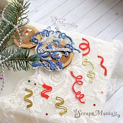 Нож "Праздничные ленты", 2х5,5 см (ScrapMania)