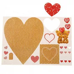 Набор для создания конверта "Влюбленные мишки" (АртУзор)