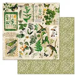 Набор бумаги 20х20 см "Заповедник", 12 листов (ScrapMania) Набор бумаги 20х20 см "Заповедник", 12 листов (ScrapMania)