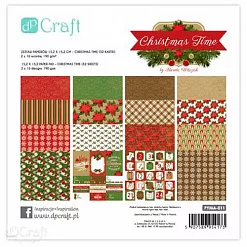 Набор бумаги 15х15 см "Christmas time. Время рождества", 32 листа (Dalprint) Набор бумаги 15х15 см "Christmas time. Время рождества", 32 листа (Dalprint)