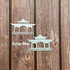 Нож "Пагода 2", 3,5х5,6 см (Scrapman) Нож "Пагода 2", 3,5х5,6 см (Scrapman)