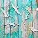 Набор украшений из чипборда "Чайки" (ScrapКрым) Набор украшений из чипборда "Чайки" (ScrapКрым)