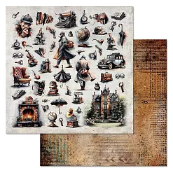 Бумага "Элементарно, Ватсон! Картинки" (ScrapMania)