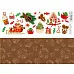Лист с картинками 10х30 см "Новогодние сладости" (ScrapMania)