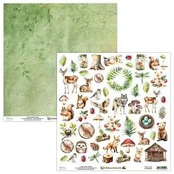 Бумага 30х30 см "Wildwood Secrets. Для вырезания" (Mintay) Бумага 30х30 см "Wildwood Secrets. Для вырезания" (Mintay)