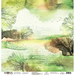 Набор бумаги 30х30 см "Осень", 12 листов (MonaDesign) Набор бумаги 30х30 см "Осень", 12 листов (MonaDesign)