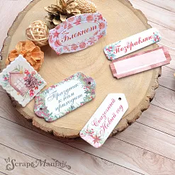 Набор цветного чипборда "Имбирное Рождество" (ScrapMania) Набор цветного чипборда "Имбирное Рождество" (ScrapMania)