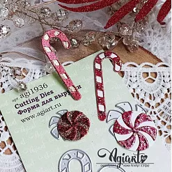 Нож "Новогодние леденцы", 5,9х2,1 см (AgiArt)