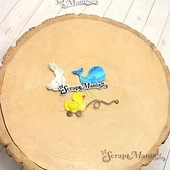 Нож "Детство. Игрушки на колесиках", 2х3,2 см (ScrapMania)