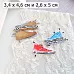Нож "Школьная жизнь. Кеды", 2,6х5 см (ScrapMania)